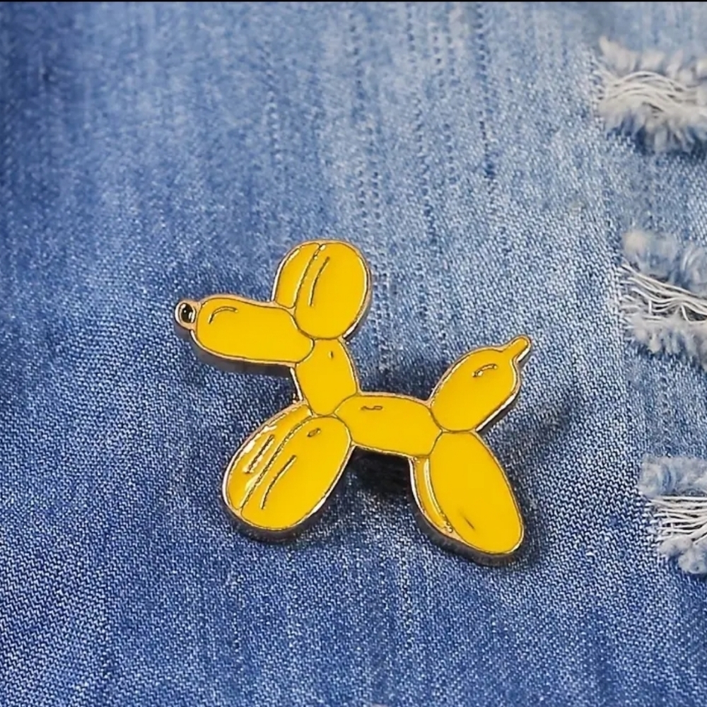 **Cute cartoon enamel pin**